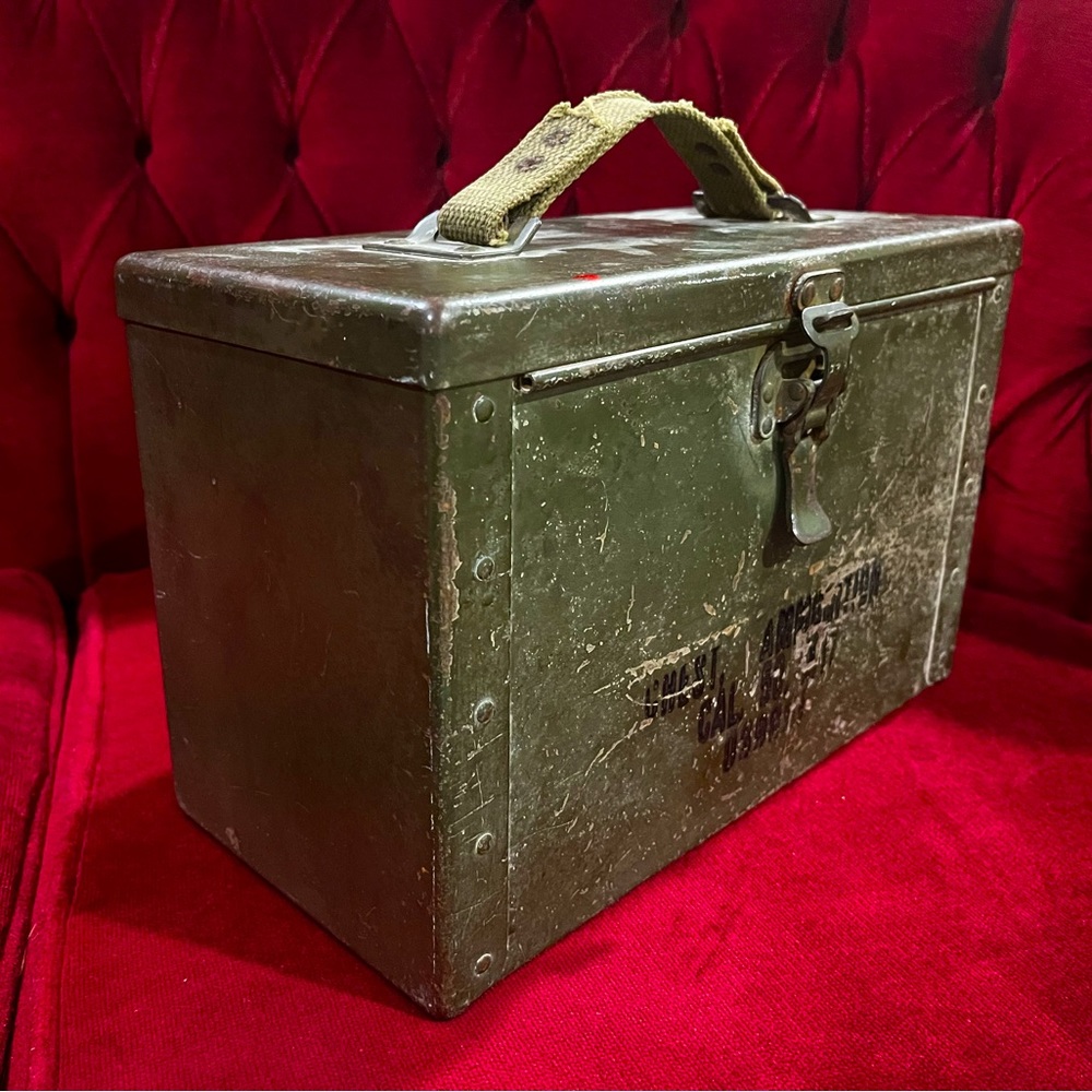 SOLD - Original WWII ammunition box